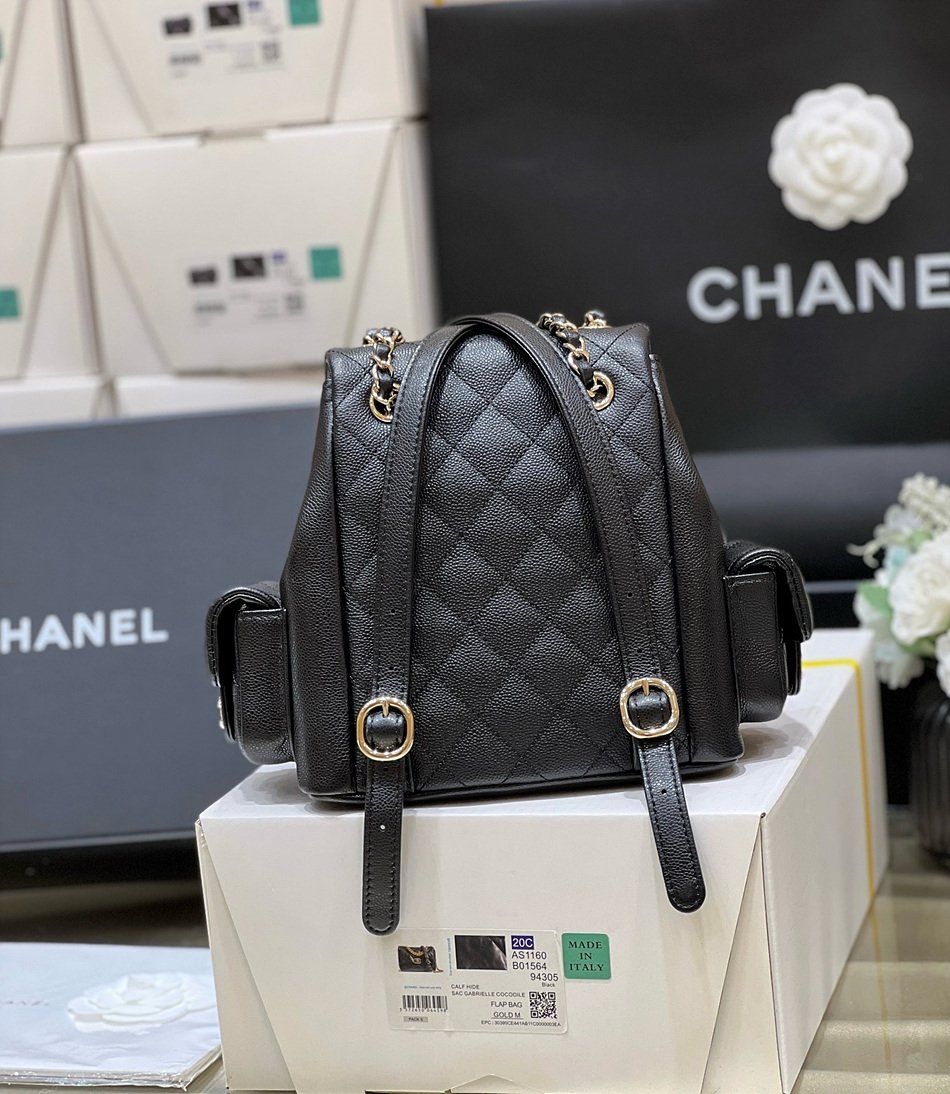 CHANEL 2023 Autumn/Winter Series Small Backpack AS4399