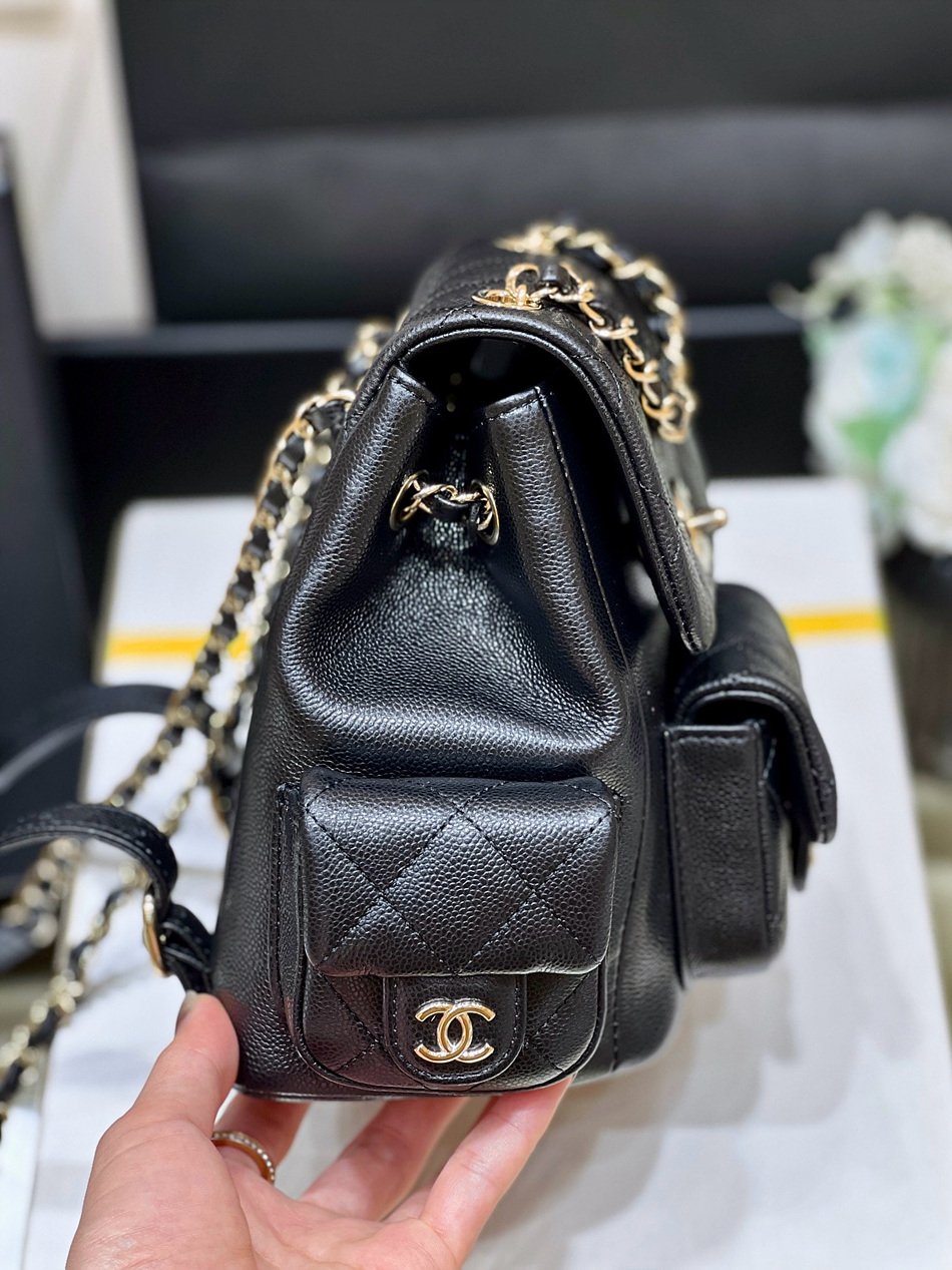 CHANEL 2023 Autumn/Winter Series Small Backpack AS4399
