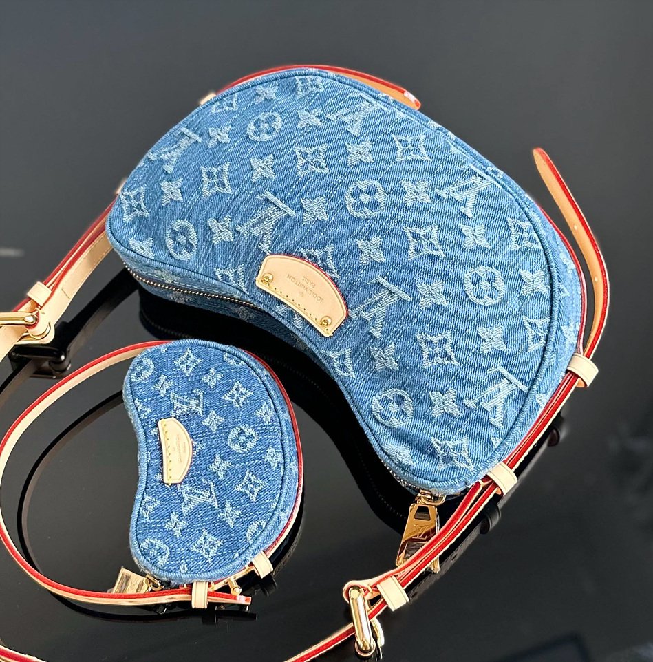 LOUIS VUITTON CROISSANT Medium Handbag M46856