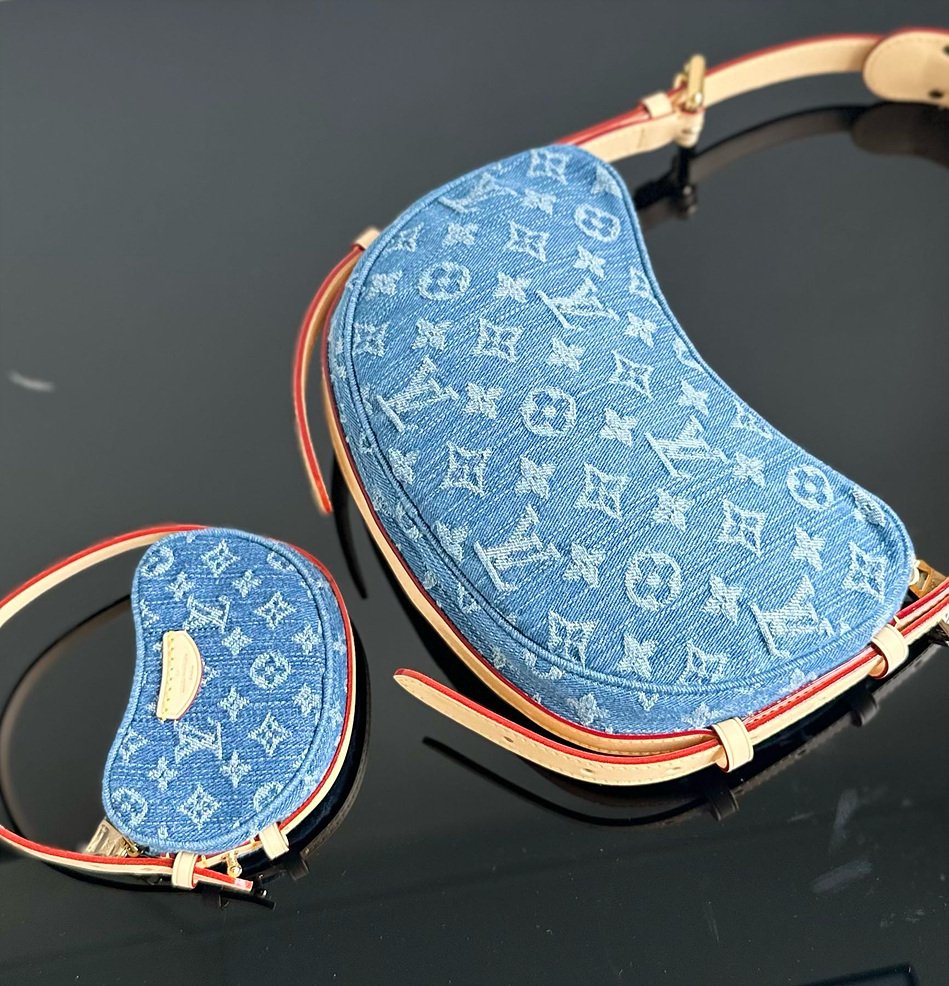 LOUIS VUITTON CROISSANT Medium Handbag M46856
