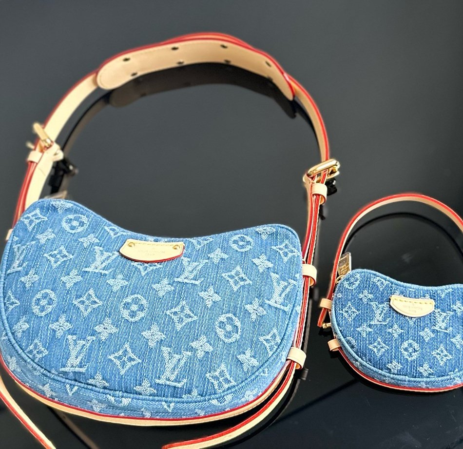 LOUIS VUITTON CROISSANT Medium Handbag M46856