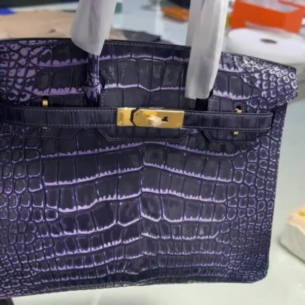 Birkin鳄鱼工厂实拍，颜色绝绝子