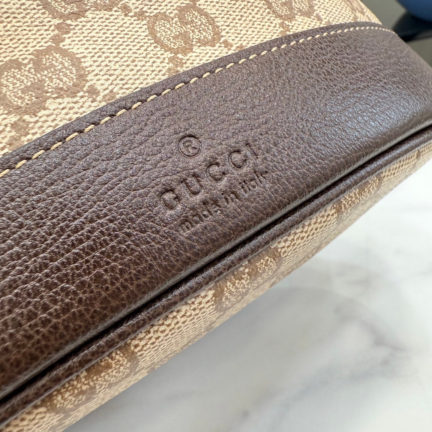 配全套原厂专柜包装 Generation Gucci系列深入探索品牌的经典元素,将不同世代的设计融合成一种美学叙事。GG涂层帆布搭配织带,为多功能小型皮具带来品牌标志性的设计,例如这款设计用于存放日常必需品的水桶包。
