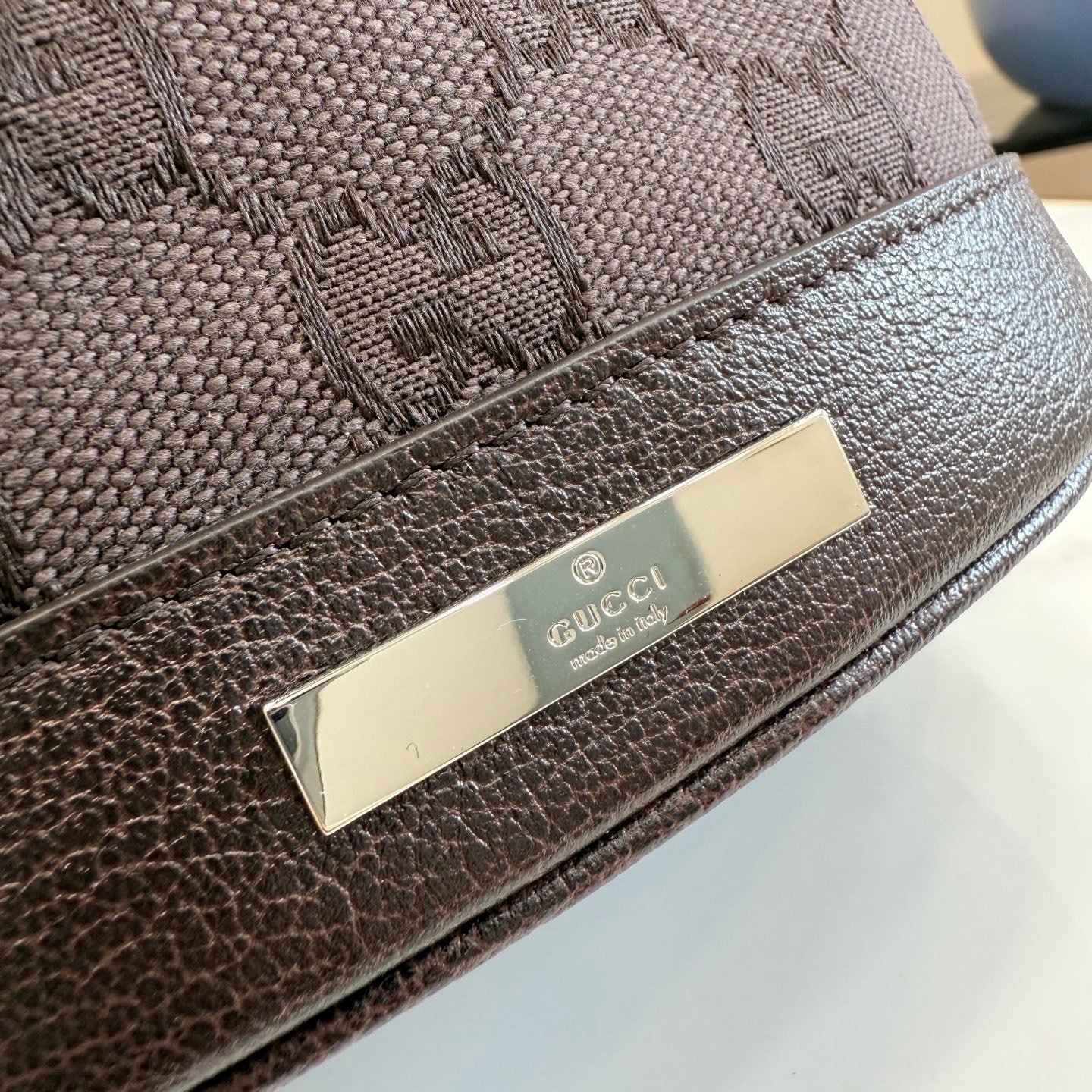 配全套原厂专柜包装 Generation Gucci系列深入探索品牌经典元素，将不同世代的设计融合成一种美学叙事。GG帆布为多功能小型皮具单品增添品牌标志性风采，如这款设计用于收纳日常必需品的水桶包。